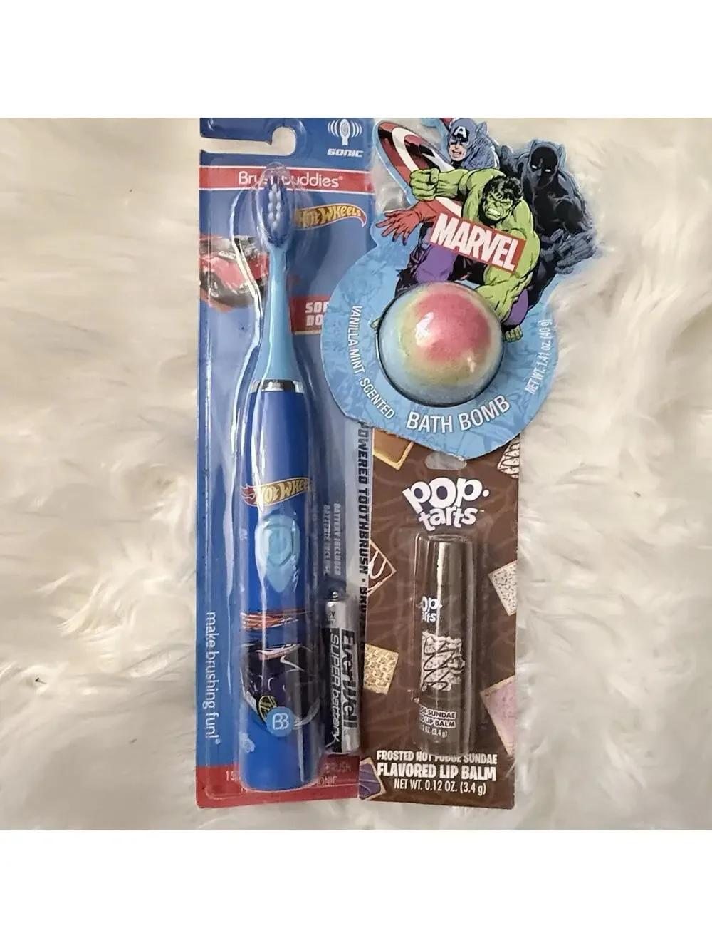 Little Boys big kid Brush Buddies HotWheels Sonic Electric Toothbrush